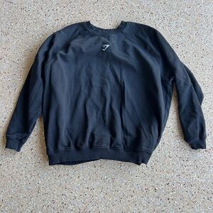 Gymshark Black Crewneck Sweater
